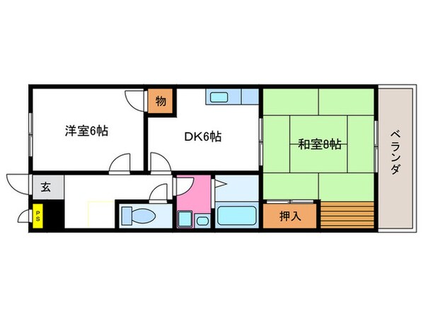 サクセス桂の物件間取画像